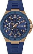 Resim Guess Erkek Saat R2 GW0803G2 Silikon, mavi, Bileklik, mavi, bileklik 