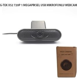 Resim G-Tek X52 720P USB Mıkrofonlu Webcam 