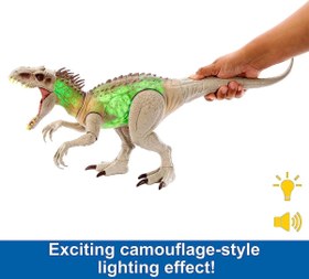 Resim Jurassic World Kamuflaj Dinozor Figürü HNT63 