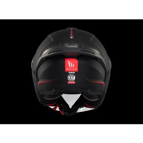 Resim MT Helmets KASK MT COSMO SV ÇENESİZ GÖZLÜKLÜ MAT SİYAH 