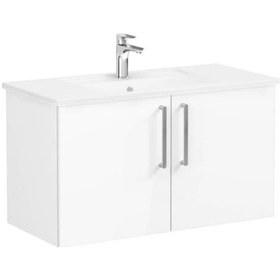 Resim VitrA Root Flat Lavabo Dolabı100 Cm Kapaklı 66318 Çok Renkli 