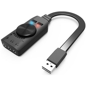 Resim Gs3 Usb 7.1 Sanal Ses Kartı - Kolay Kullanım, Hızlı Kurulum, Masaüstü Ve Dizüstü Bilgisayarlar İçin Uyumlu, Siyah 