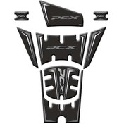 Resim Honda Pcx 125 Dx 2025 8 Parça Tank Pad Seti Siyah Mavi 