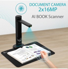 Resim Irıscan Desk Professional Kitap Tarayıcı Led, Ocr Belge Tarayıcı 2x16mp, 21mp Ekstra, Visualizer-v6b: Pdf Düzenleyici, Taşınabilir Tarayıcı, Aı Düzleştirilmiş Otomatik Tarama Parmak Gizleme 