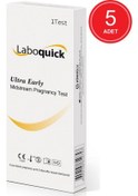 Resim Laboquick Ultra Erken Gebelik Testi 1 Test x 5 Paket 