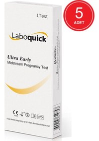 Resim Laboquick Ultra Erken Gebelik Testi 1 Test x 5 Paket 