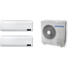 Resim Samsung 1 Dış + 2 İç Ünite (18+18) Duvar Tipi Multi Inverter Klima 