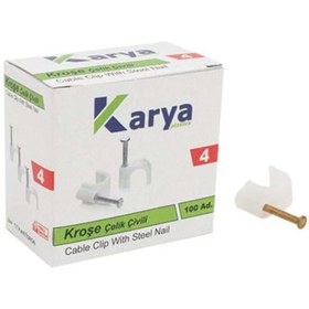 Resim AyrStore Karya Kroşe 4 Numara (100'Lü Paket) 