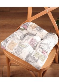 Resim Altınpamuk Altınpamuk Lüx Pofidik Retro Sandalye Minderi Özel Lüx Dikişli Ba 