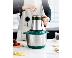 Resim Elektrikli Mutfak Robotu, Sebze Için 3,0 L Paslanmaz Çelik Kapasiteli 