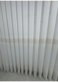 Resim Nivemeshome V-117 Marina Gold 1/2,5 Bambu Tül Perde 400x250 