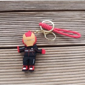 Resim Anahtarlık Ironman Marvel Silikon Anahtarlık Çanta Süsü Karakter Figür Oyuncak 15218 