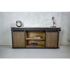 Resim Deryawood Masif Ahşap Konsol 