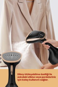 Resim GoldMaster Easyjett 1700w Portatif Buharlı Kırışık Giderici Düzleştirici Taşınabilir Buharlı Seyahat Dikey Ütü 