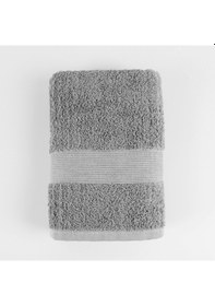 Resim Bordürlü El/yüz Havlusu Gri 