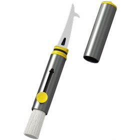 Resim Dianziye Gri Otomobil Temizlik Fırçası - Pencere Kırıcı Güvenlik Çekiçi - Klima Vantili, Tuşlar, Jantlar Ve Araç İç Dizaynları İçin Kullanıma Uygun 