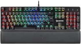 Resim Game Power Ogre RGB 60M Blue Switch Türkçe Q USB Mekanik Gaming Klavye 