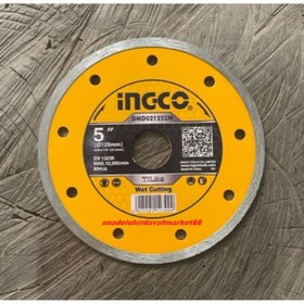 Resim Ingco İNGCO 125MM ELMAS TESTERE BETON SERAMİK GRANİT KESİCİ TAŞ BİMS YTONG 