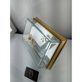 Resim Aynalı Kutu Gondol Şekerlik Sunumluk Söz Nişan Kız Isteme Çikolatalık Dekoratif Obje Biblo Süs Eşya 