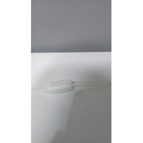 Resim Ekru Makrome Abajur Masa Lambası Çocuk Odası Abajur Bebek Odası Abajur Ponpon Boncuk 