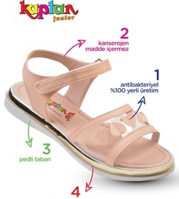 Resim KAPTAN JUNIOR Kız Çocuk Ayakkabı Sandalet Babet Pvtk 320 
