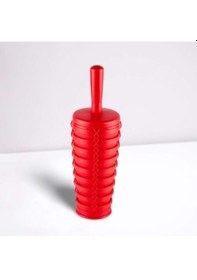 Resim Primanova M-E22-04-04 Palm Tuvalet Fırçası Kırmızı 