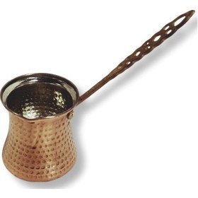 Resim Dövme Bakır Orta Cezve 