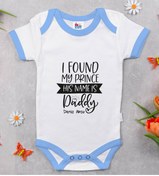 Resim Bitmeyen Kartuş Bk Kids Kişiye Özel Mavi Bebek Body Zıbın - Model 4 