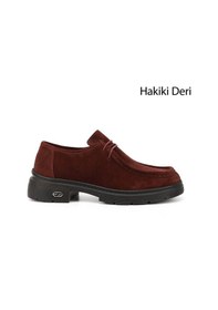 Resim Gönderi R Kadın Bordo Süet Bağcıklı Hakiki Deri Comfort Ayakkabı Ddza55945532 Bordo Süet 