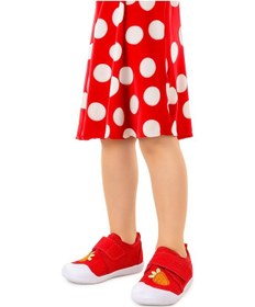 Resim Kiko Kids Strawberry Cırtlı Kız Bebek İlk Adım Panduf Ayakkabı Kırmızı 