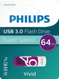 Resim Philips Uyumlu Vivid Fm64fd00b/00 64gb Usb 3.0 Flash Bellek 