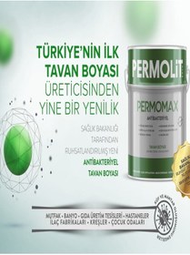 Resim Permolit Permomax Antibakteriyel Küf Ve Kararmalara Karşı Rutubet Önleyici Tavan Boyası 