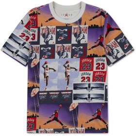 Resim Nike Jordan Posterized Air Çocuk Tişört (95F612-782) 