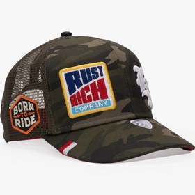 Resim Baseball Cap - Curved Visor - Urban Collection - LA Kamuflaj - Haki - M-L (60-64 cm) 