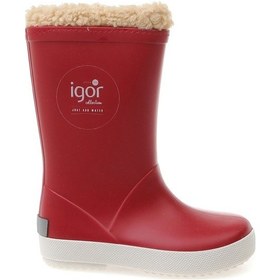 Resim Igor Splash Nautico Borreguito Çocuk Kırmızı Çizme W10207-005 Kırmızı 