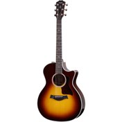 Resim Taylor 414CE-R V-class Bracing Elektro Akustik Gitar (Tobaco Sunburst) 