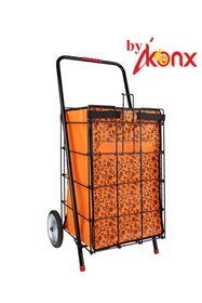 Resim BYİKONİX Metal Tekerlekli 6ml Kalın Telli Büyük Boy Pazar Arabası 95 x 95 