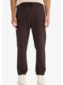 Resim Defacto Regular Fit Beli Bağcıklı Düz Paça Eşofman Altı E7829ax25aubn116 Kahve 