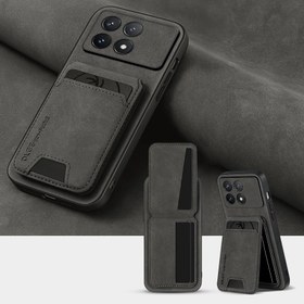 Resim Lüks Suni Deri Kart Çantası Telefon Kılıfı Xiaomi Poco X6Pro/F6/M6Pro/M5S/X6/X5/C65/C61/C50/C51/F5/F4/F3 