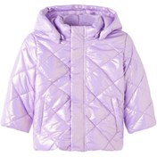 Resim name it Düz Mor Bebek Yelek Nmfmıra Foıl Jacket 