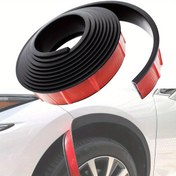 Resim 298.7cm Araba Tekerlek Kemer Süsü Çamurluk Genişletici Kanat Genişletici Kaş Anti-Çarpışma Şeridi Pickup SUV Çamurluk Genişletici Kenar Süsü 