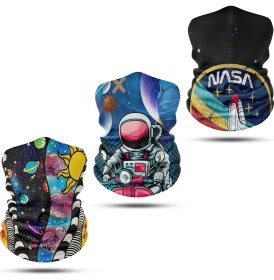 Resim Dair Aksesuar 3'lü Set Boyunluk Bandana Outdoor Balaklava Yüz Maskesi Kafa Bandı 