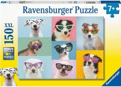 Resim Ravensburger 150 Parça Puzzle Eğlenceli Köpekler 132881 