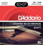 Resim EXP77 BRONZE MANDOLİN TAKIM TEL TELİ Daddario