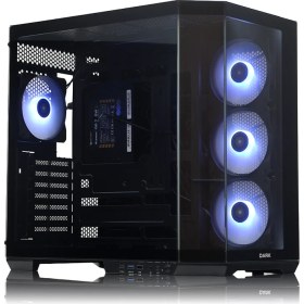 Resim Dark GUARDIAN PRO 4x12cm ARGB Led Fanlı USB3.0 Tempered Glass ATX Panoramik Akvaryum Oyuncu Kasası (Yeni) (DKCHGRPRO) 