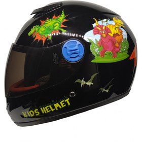 Resim MTS -sy118 Çocuk Kask Dino Black 
