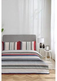 Resim Floretta Etniline Çift Kişilik Nevresim Takımı Krem 