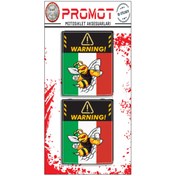 Resim PROMOT Sticker VESPA MOTORSİKLET 3D DAMLA LOGO 2 Lİ STİCKER 15 