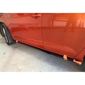 Resim Vw Polo Mk6 R Line Yan Marşpiyel Seti Piona Black 2018-2021 