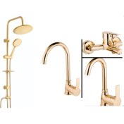 Resim Moda Mix Detroıt Gold Duş ve Batarya Seti 